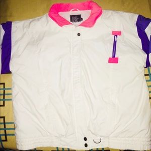 Vintage 80s ski coat womens size lg